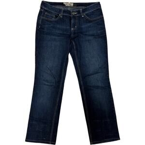 American Rag Cie Low Rise Straight Cut Dark Wash Jeans size 9R 28.5” Inseam